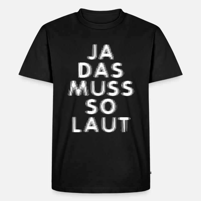 Tontechniker Spruch - Männer Premium Bio T-Shirt - Schwarz