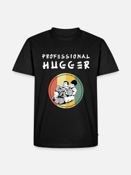 Brazilian Jiu-Jitsu Professional Hugger - Men's Premium Organic T-Shirt - black