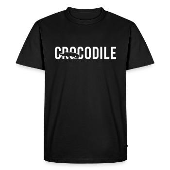 Crocodile crocodile - T-shirt Premium bio Homme - noir - Devant - Nico (187cm)