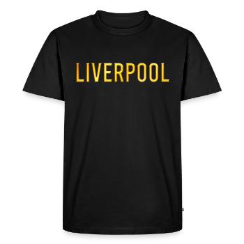 Liverpool - T-shirt Premium bio Homme - noir - Devant - Nico (187cm)