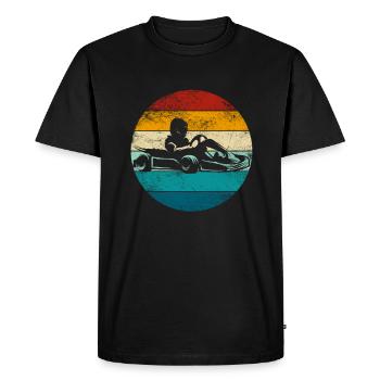 Go Kart Driver - Course de pilote de kart - T-shirt Premium bio Homme - noir - Devant - Nico (187cm)