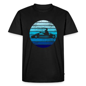 Go Kart Driver - Course de pilote de kart - T-shirt Premium bio Homme - noir - Devant - Nico (187cm)