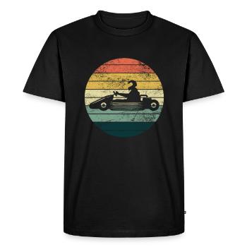 GoKart - Kartsport - Kart - Go Kart - T-shirt Premium bio Homme - noir - Devant - Nico (187cm)