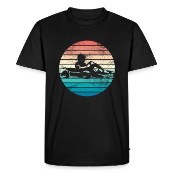 GoKart - Kartsport - Kart - Go Kart - T-shirt Premium bio Homme - noir - Devant - Nico (187cm)