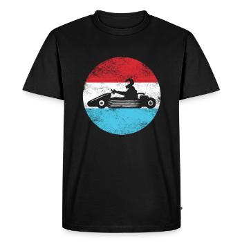 Go Kart Driver - Course de pilote de kart - T-shirt Premium bio Homme - noir - Devant - Nico (187cm)