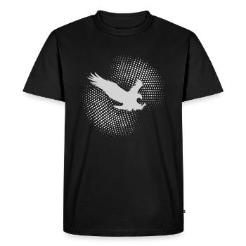 Aigle - T-shirt Premium bio Homme - noir - Devant - Nico (187cm)