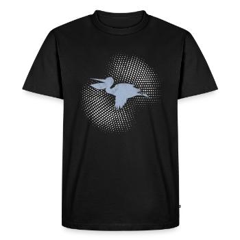 Pelican - Men's Premium Organic T-Shirt - black - Front - Nico (187cm)