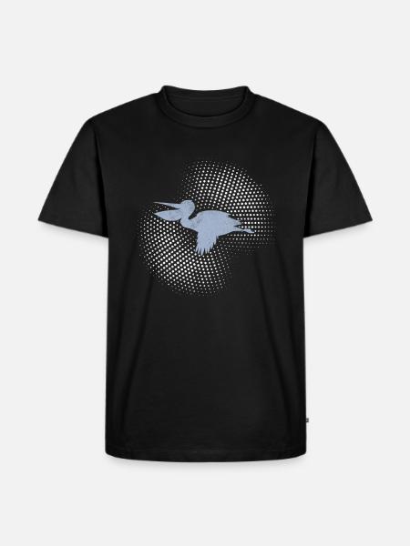 Pelican - Men's Premium Organic T-Shirt - black