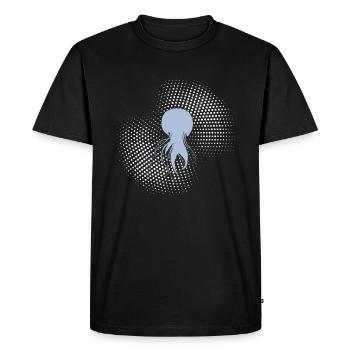 Méduse - T-shirt Premium bio Homme - noir - Devant - Nico (187cm)