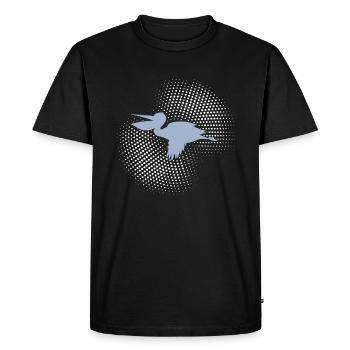Pelican - Men's Premium Organic T-Shirt - black - Front - Nico (187cm)