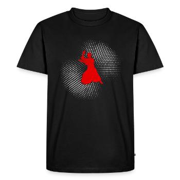 Aïkido - T-shirt Premium bio Homme - noir - Devant - Nico (187cm)