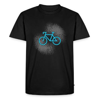 Bicyclette - T-shirt Premium bio Homme - noir - Devant - Nico (187cm)