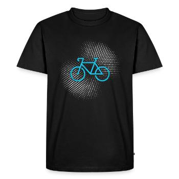 Bicyclette - T-shirt Premium bio Homme - noir - Devant - Nico (187cm)
