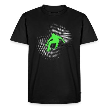 Skateboarding - T-shirt Premium bio Homme - noir - Devant - Nico (187cm)