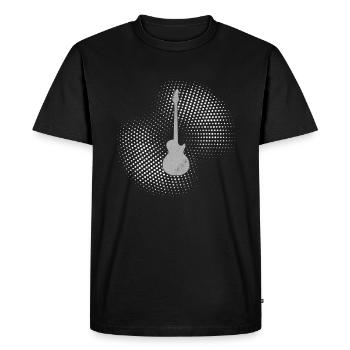 e Guitare Rock - T-shirt Premium bio Homme - noir - Devant - Nico (187cm)