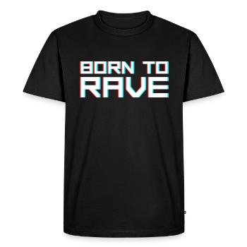 Rave Raver Dicton - T-shirt Premium bio Homme - noir - Devant - Nico (187cm)