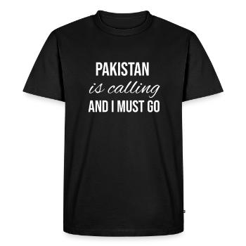 Pakistan - T-shirt Premium bio Homme - noir - Devant - Nico (187cm)