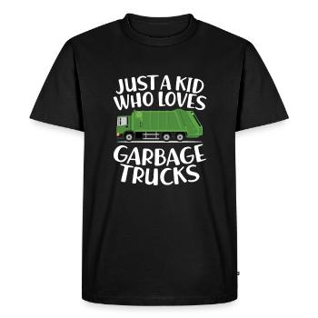 Garbage Man Garbage Truck Garbage Truck Garbage Truck - Men's Premium Organic T-Shirt - black - Front - Nico (187cm)