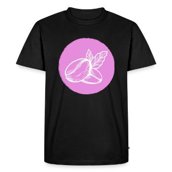 Coffee Coffee Bean - Men's Premium Organic T-Shirt - black - Front - Nico (187cm)