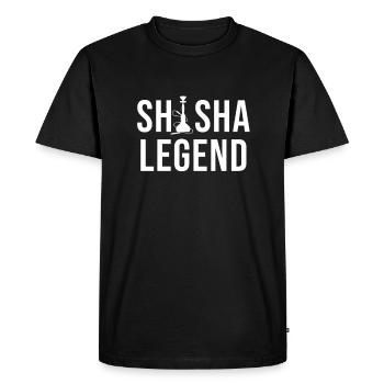 Shisha Legend Narguilé Fumer Narguilé - T-shirt Premium bio Homme - noir - Devant - Nico (187cm)