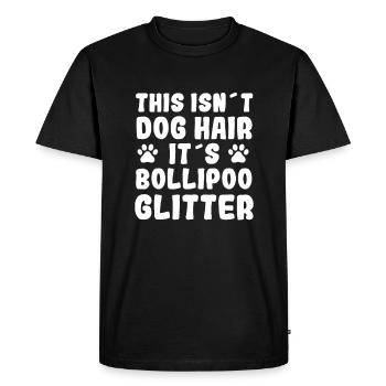 Bollipoo - T-shirt Premium bio Homme - noir - Devant - Nico (187cm)