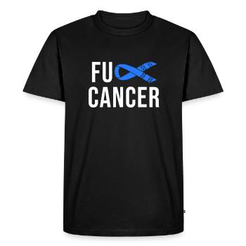 Cancer - Cancer de l’estomac Tumeur de l’estomac - T-shirt Premium bio Homme - noir - Devant - Nico (187cm)