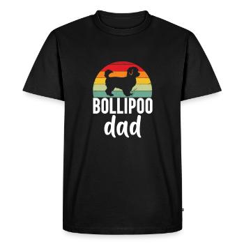 Bollipoo Chien Race De Chien Cadeau Chien Bollipoo - T-shirt Premium bio Homme - noir - Devant - Nico (187cm)