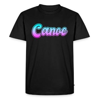 Canoe canoe - Men's Premium Organic T-Shirt - black - Front - Nico (187cm)