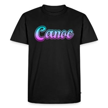 Canoe canoe - Men's Premium Organic T-Shirt - black - Front - Nico (187cm)