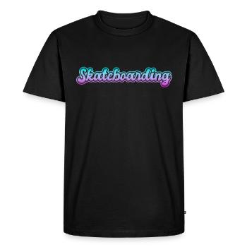 Skateboarding - T-shirt Premium bio Homme - noir - Devant - Nico (187cm)