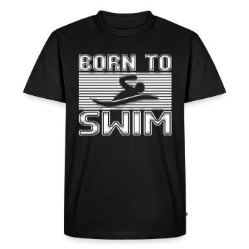 Nager - T-shirt Premium bio Homme - noir - Devant - Nico (187cm)