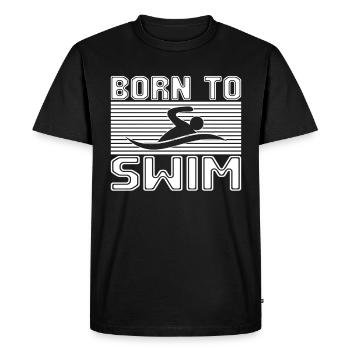 Nager - T-shirt Premium bio Homme - noir - Devant - Nico (187cm)