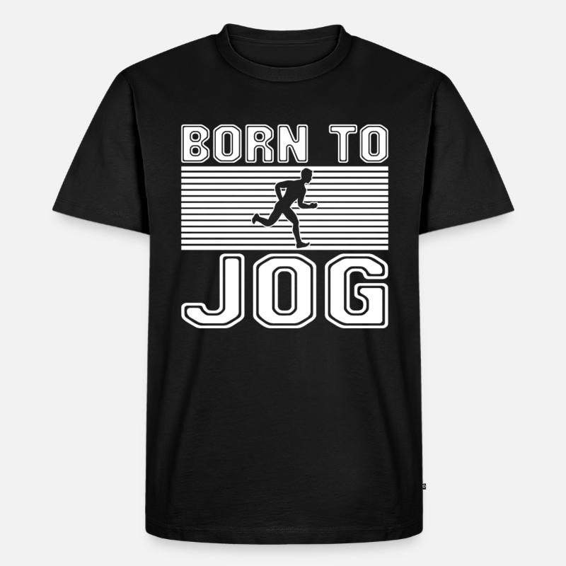 Jogging Running Dicton - T-shirt Premium bio Homme - noir