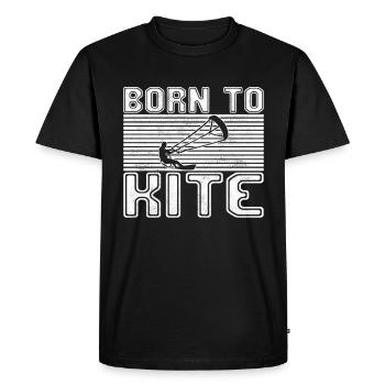kite surf - T-shirt Premium bio Homme - noir - Devant - Nico (187cm)