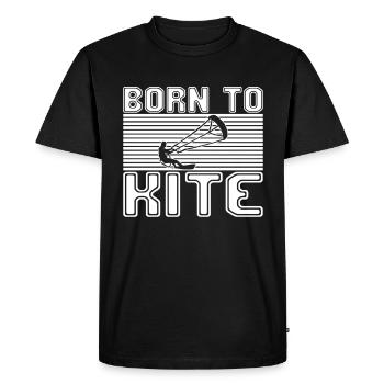 Kite Surf - T-shirt Premium bio Homme - noir - Devant - Nico (187cm)
