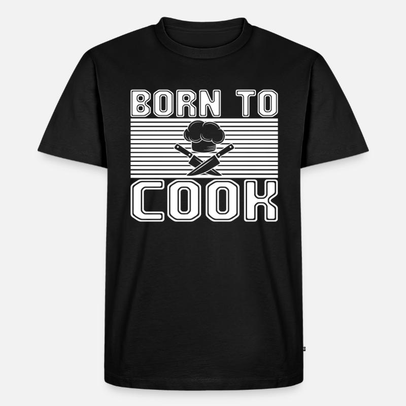 Kochen - Männer Premium Bio T-Shirt - Schwarz