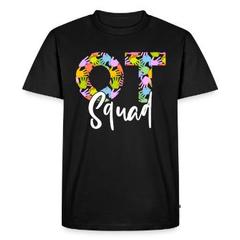Cadeaux d’ergothérapie et de soins de santé - T-shirt Premium bio Homme - noir - Devant - Nico (187cm)