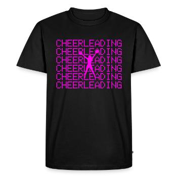 cheerleading - T-shirt Premium bio Homme - noir - Devant - Nico (187cm)
