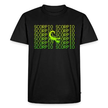 Scorpion - Men's Premium Organic T-Shirt - black - Front - Nico (187cm)