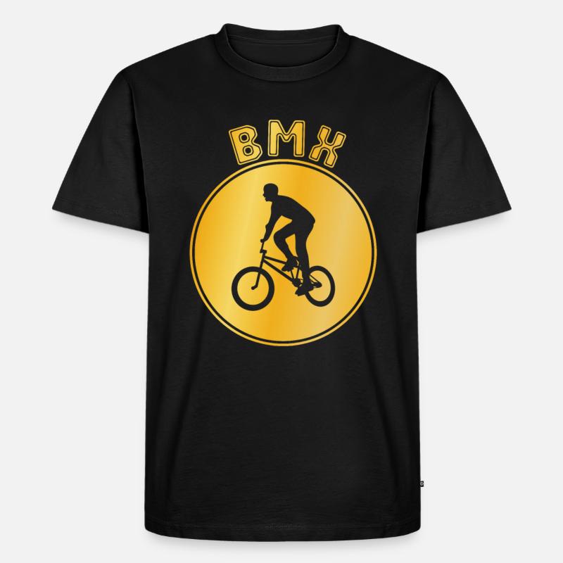 bmx - Männer Premium Bio T-Shirt - Schwarz
