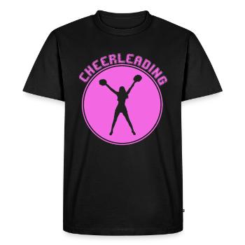 cheerleading - Men's Premium Organic T-Shirt - black - Front - Nico (187cm)