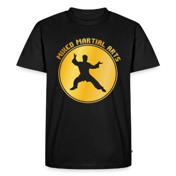 Martial arts - Men's Premium Organic T-Shirt - black - Front - Nico (187cm)