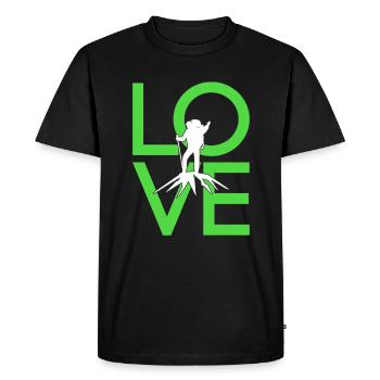 Alpinisme - T-shirt Premium bio Homme - noir - Devant - Nico (187cm)