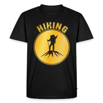 Alpinisme - T-shirt Premium bio Homme - noir - Devant - Nico (187cm)