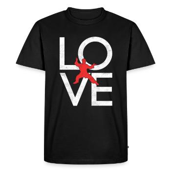 Martial arts - Men's Premium Organic T-Shirt - black - Front - Nico (187cm)