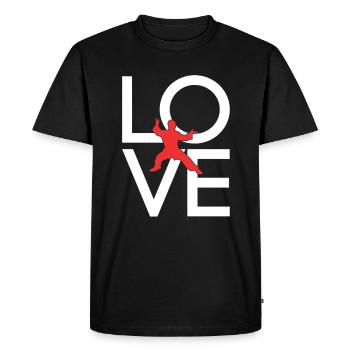 Martial arts - Men's Premium Organic T-Shirt - black - Front - Nico (187cm)