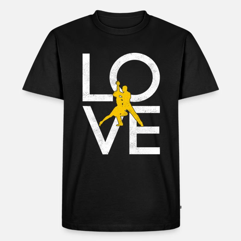 Tanzen - Männer Premium Bio T-Shirt - Schwarz