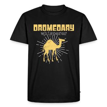 Dromedary Whisperer - Men's Premium Organic T-Shirt - black - Front - Nico (187cm)