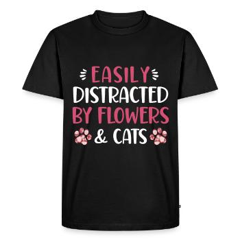 Florist Floristry Flowers Florist - Men's Premium Organic T-Shirt - black - Front - Nico (187cm)