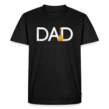 papa rock - T-shirt Premium bio Homme - noir - Devant - Nico (187cm)